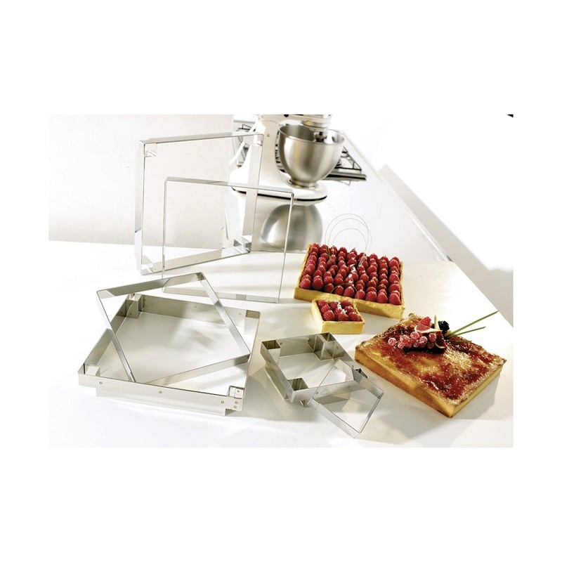 square tart frame 210 H 20mm