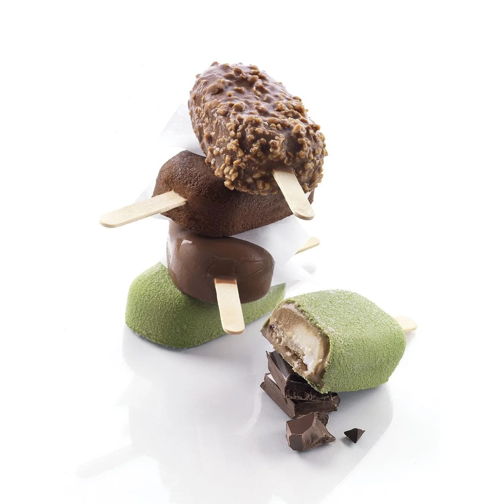 Gel01 Classic - Set 2 Silicone Mould 93X48,5 H 25 Mm