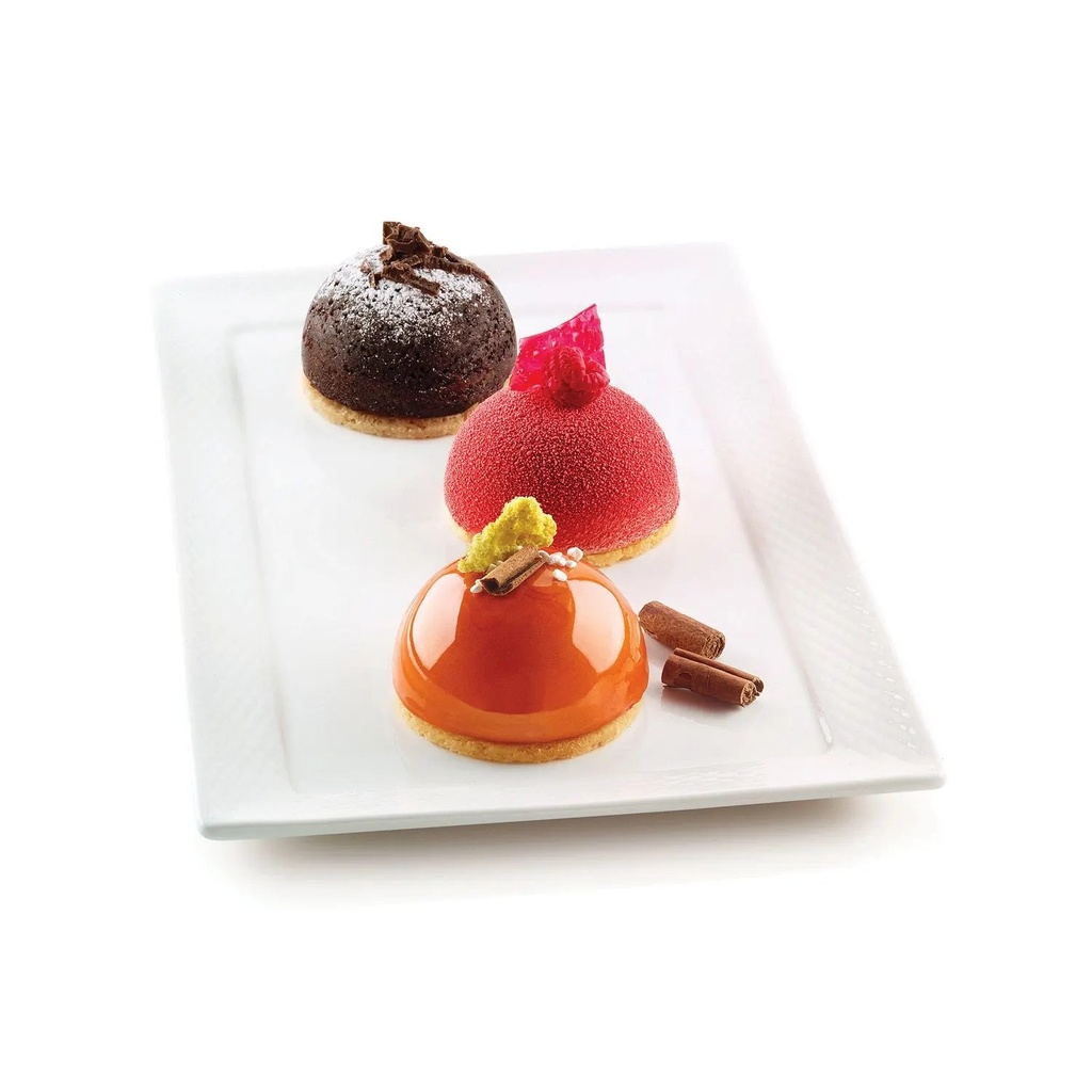 Sf003 - Silicone Mould N. 6 Half-Spheres ?60 H 30 Mm