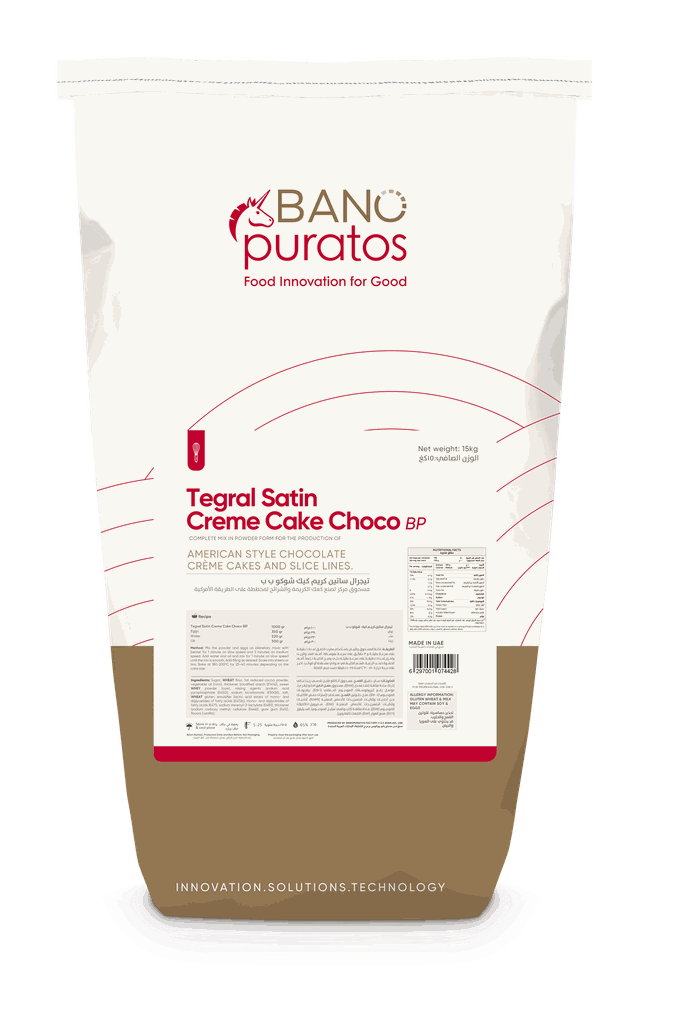 Tegral Satin Crème Cake Choco BP Bag 15Kg