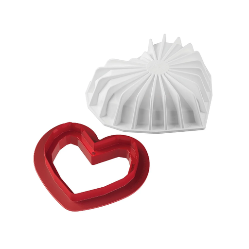 [30.366.87.0065] Amore Origami 600 - Silicone Mould 150X135 H 55 Mm + Cutter