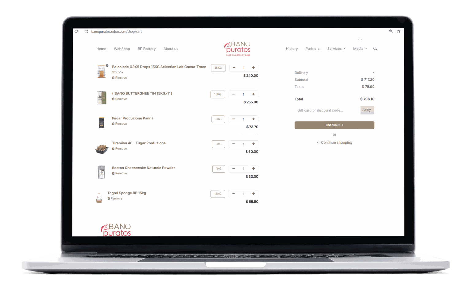 BanoPuratos E-commerce