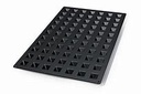 Sq046 - 60X40 N. 77 Black Mini Pyramid Silicone Mould Naked Mm 28X 28 Mm H 25 Mm