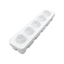 Mela, Ciliegia & Pesca 115 - Silicone Mould ?60 H 55 Mm + Plastic Support