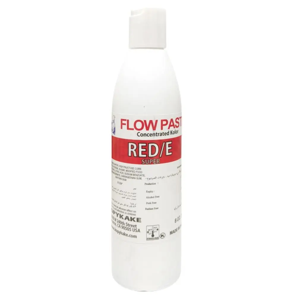 Flow Paste 8 Oz Red Euro