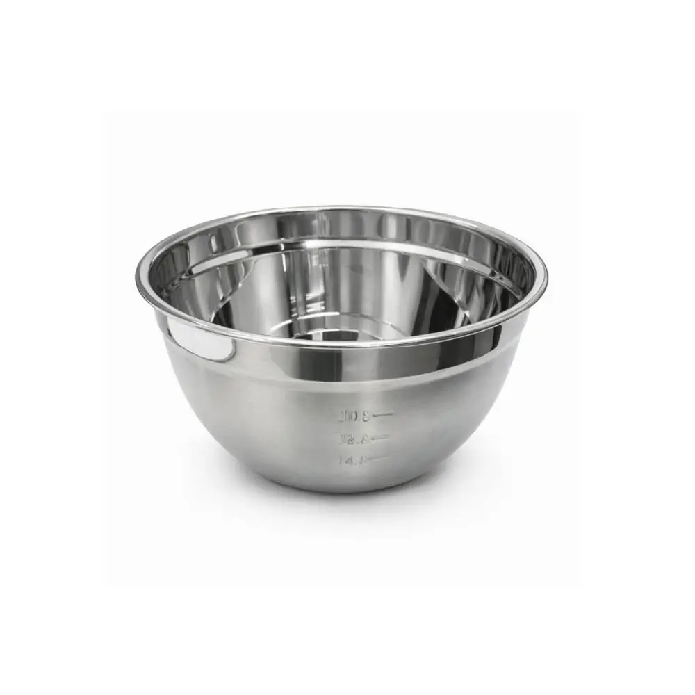 Steel Bowl 24Cm, Plain Bottom