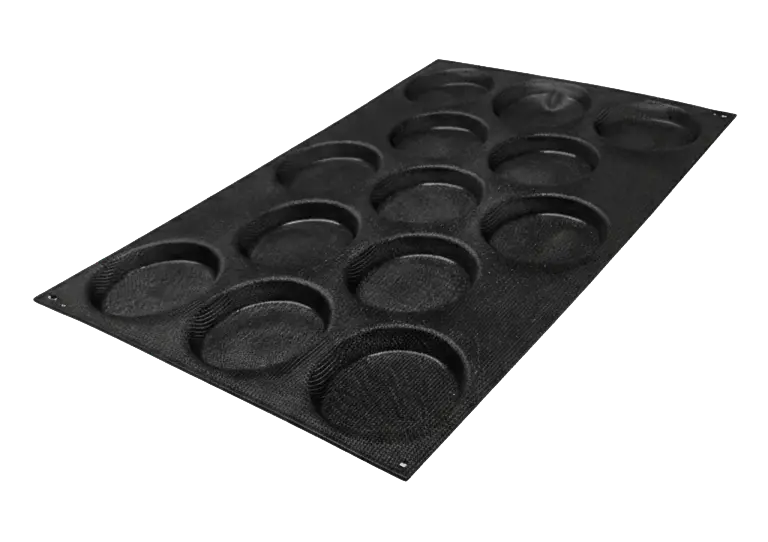 Glass Fiber Silicone Tray W:58.5Cm L:38.5Cm, Round Diameter