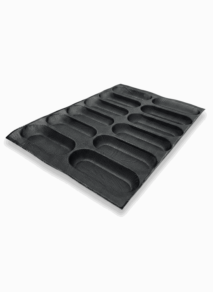 Glass Fiber Silicone Tray W:58.5Cm L:38.5Cm, Loaf 18X7.5 Cm