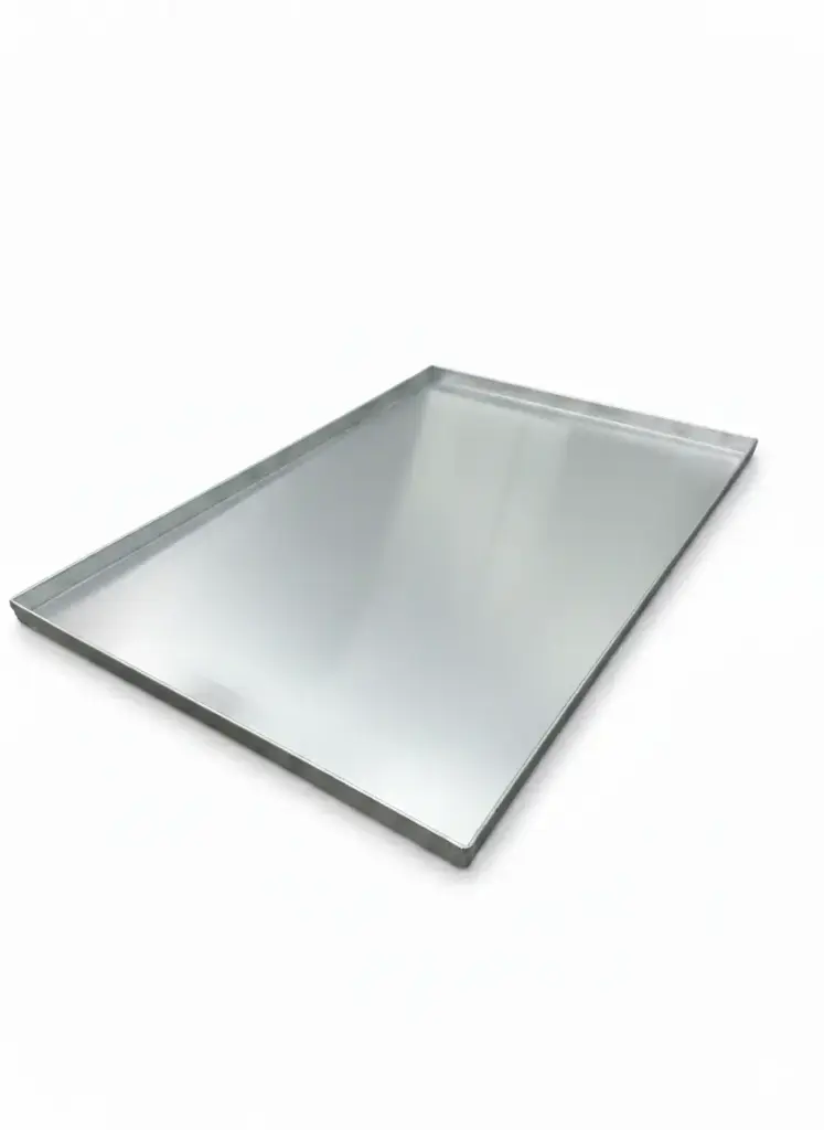 Aluminium Sheet Pan (90 Straight Side) 600*400*20Mm, 1.5Mm Al.Alloy, Natural