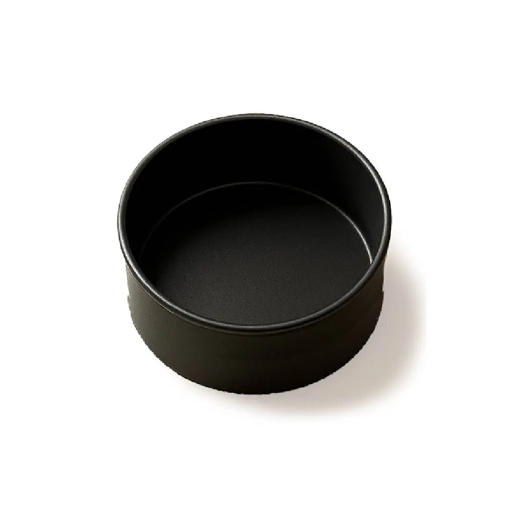 Round Cake Mold 180*80, 1.2Mm Al.Alloy, Hard Anodized (Black)