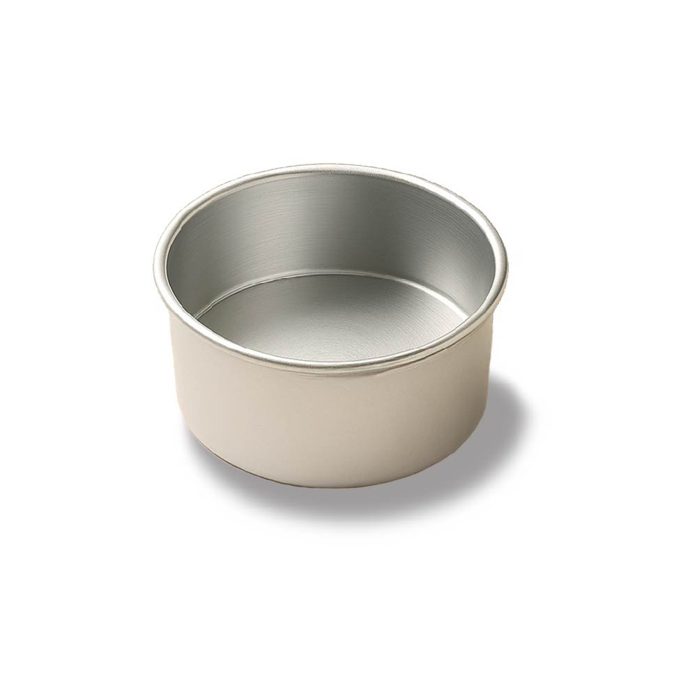 Round Cake Mold 220*100, 1.2Mm Al.Alloy, Anodized (Silver)