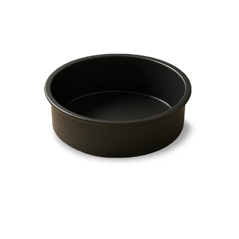 Round Cake Mold 260*100, 1.2Mm Al.Alloy, Hard Anodized (Black)
