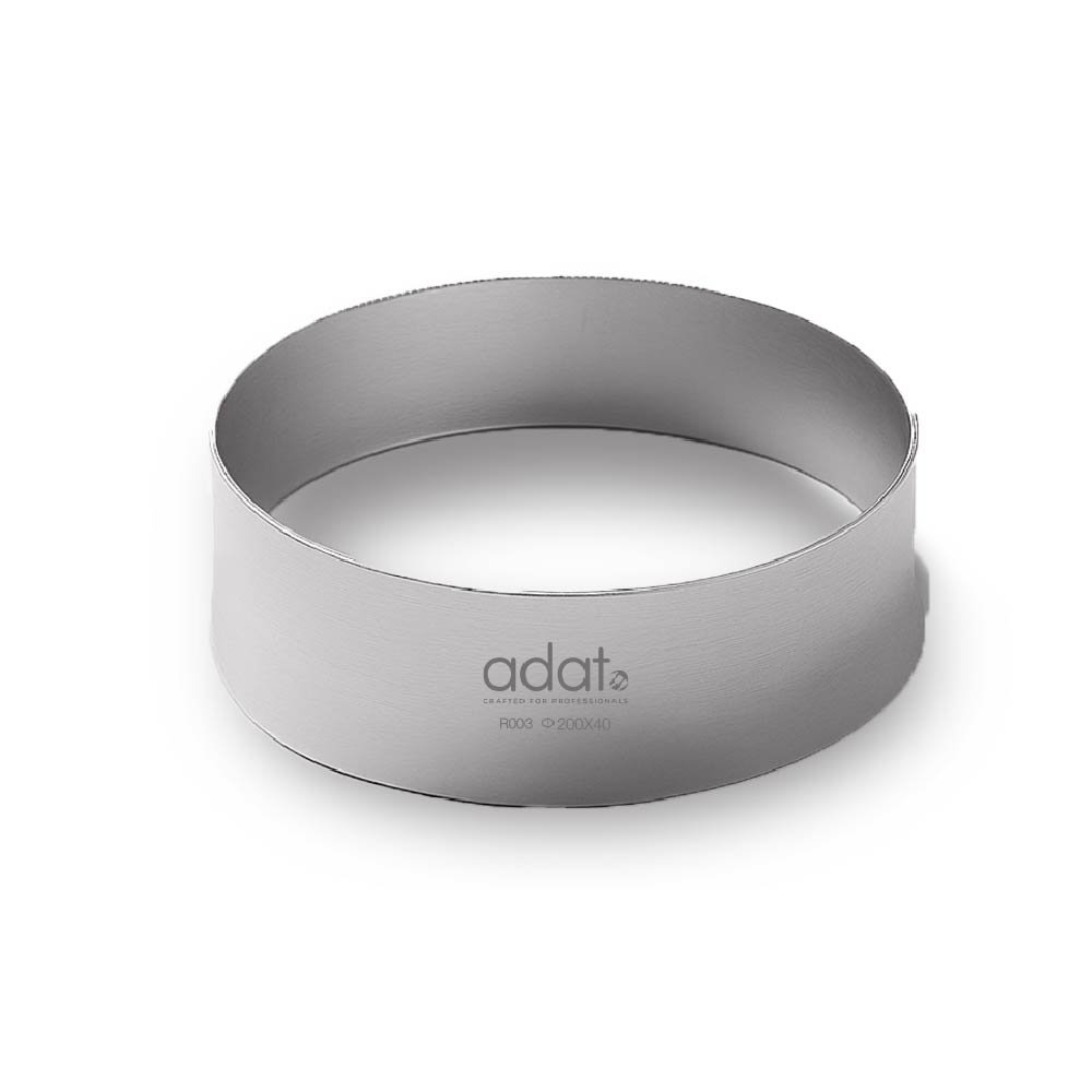 Round Cake Ring 200*40, 1.2Mm Sus304, Polished