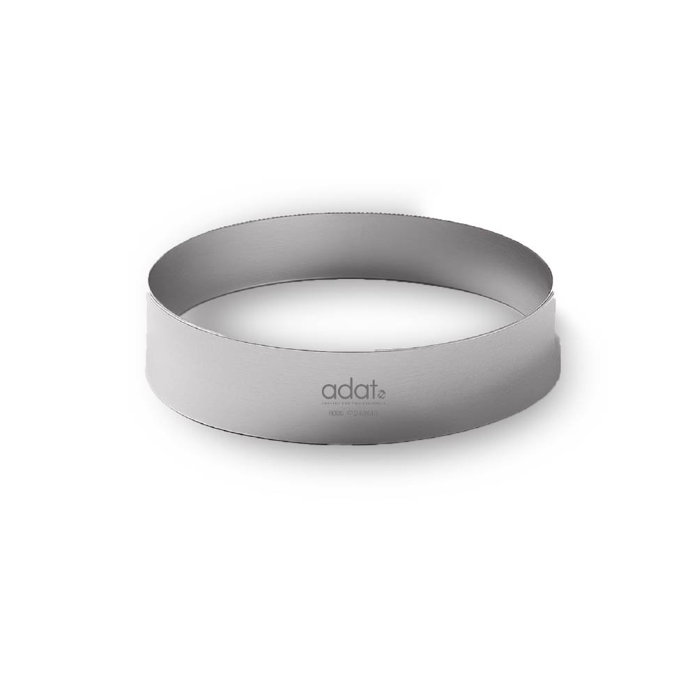 Round Cake Ring 240*40, 1.2Mm Sus304, Polished