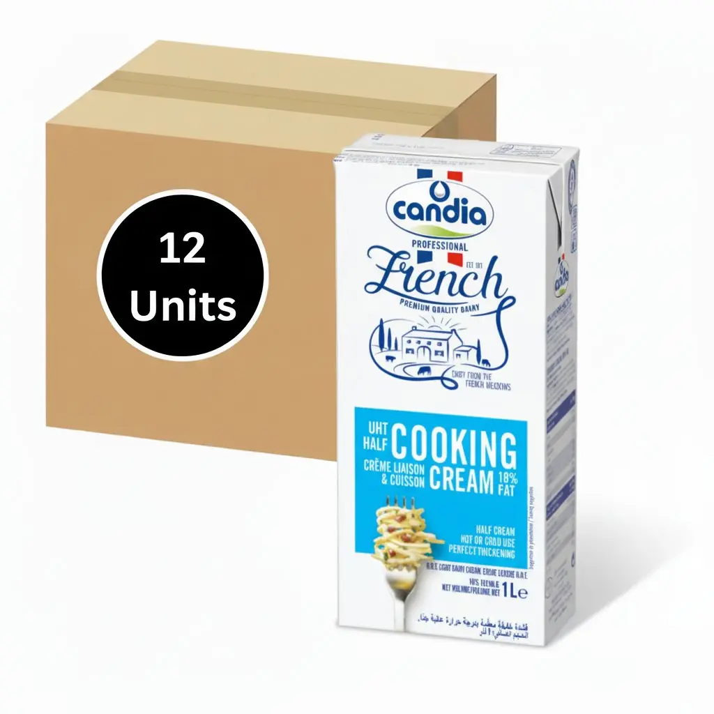 18% Fat UHT Cooking Half Cream 1Lx12 