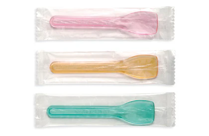 [078000060] Wrapped Polypropylene Spoons