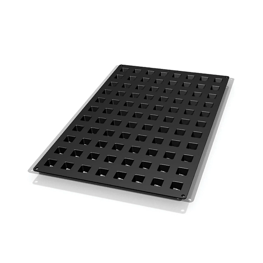 [40.447.20.0000] Sq047 - 60X40 N. 88 Black Mini Cube Silicone Mould Naked Mm 25 X 25 Mm H 24 Mm