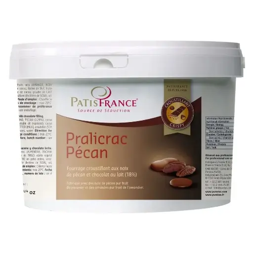 [4006457] Pralicrac Pecan- crunchy filling made with pecan nuts and milk