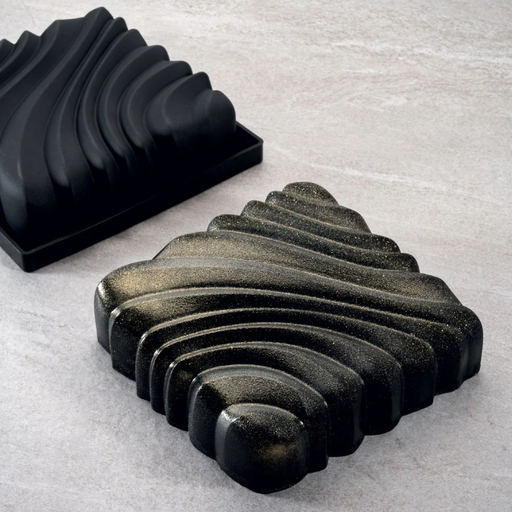 [KE065S] 3D Pavocake mould SQEEZE 164x164x h 47 mm - vol 1086 ml + pack