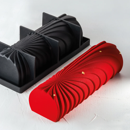 [KE072S] 3D Pavocake mould COMET 250x88x h 73 mm - vol 1230 ml + pack