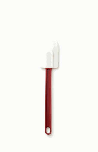 [02051W Medium Scraper Red-White (SYS-36)] 36cm Silicon Scraper Red-White