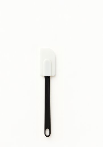 [02051B Small Scraper Black White (SYS-25)] 25cm Silicon Scraper Black White