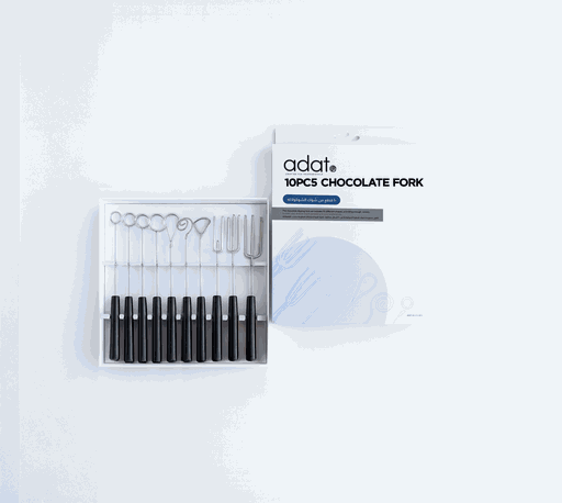 [06-1040] 10pcs Chocolate Fork