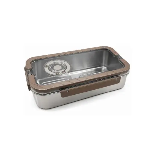 [05-3600] Steel Bowl 3600Ml With Cover, Sus304